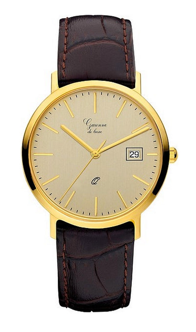 Garonne herre 14 karat gull 38mm